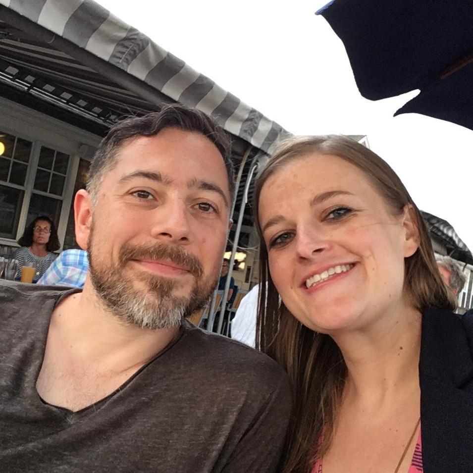 Our first anniversary, 2018.