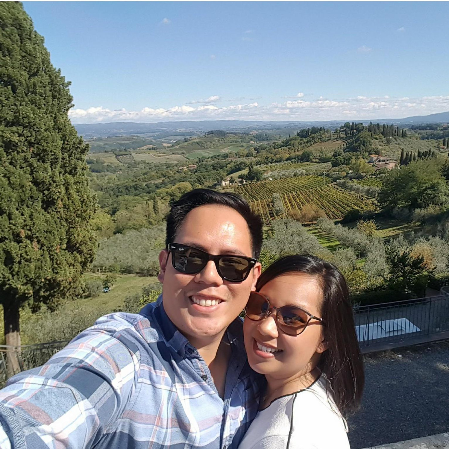 So much love in San Gigmignano, one of John's most favorite cities.