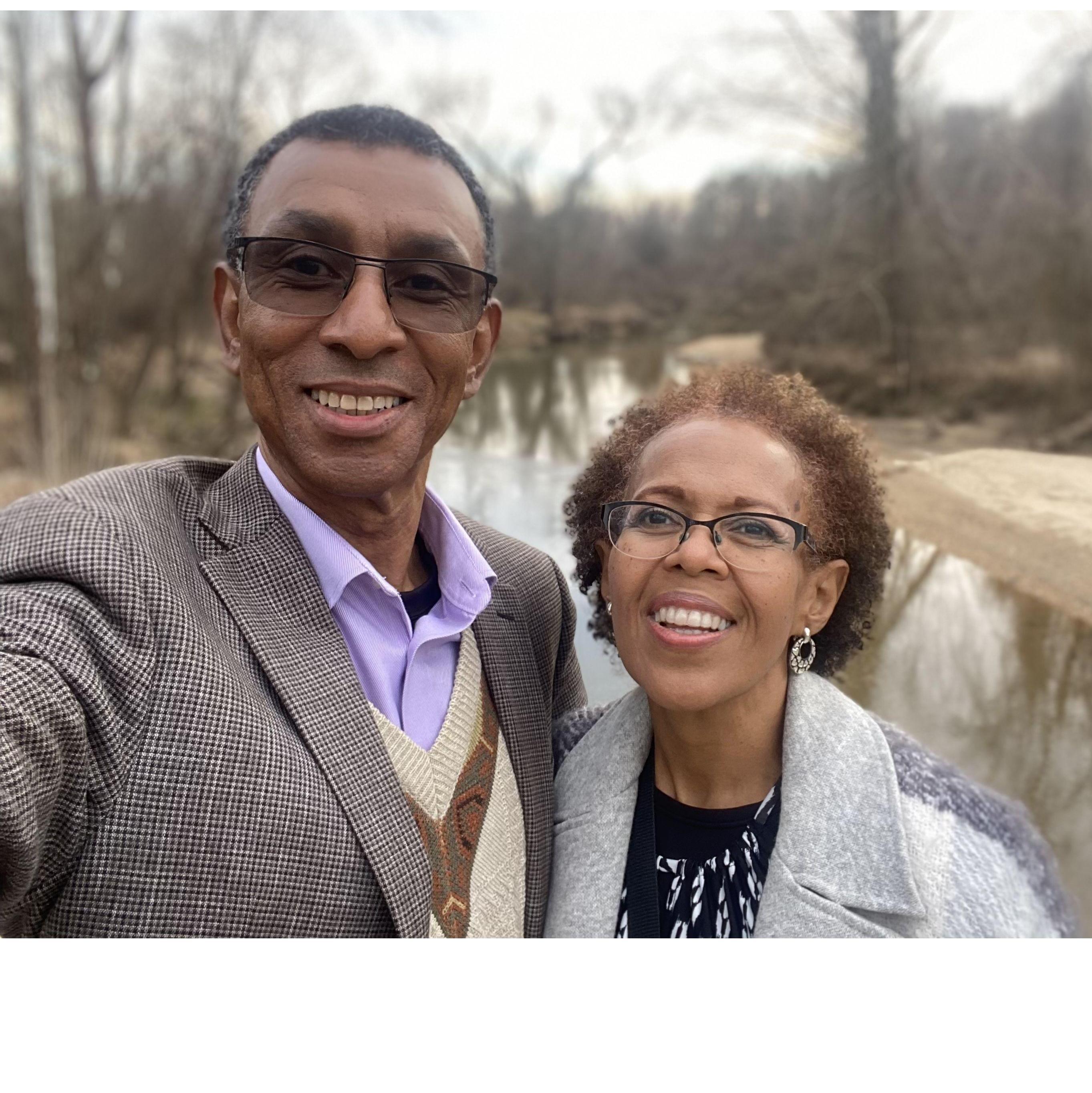 At the Accotink River, Fort Belvoir, VA, where Yvette's father, Alphonso "Al" Giles, learned to purify water in preparation for deployment as a water purification specialist in the Pacific Theater during WWII.