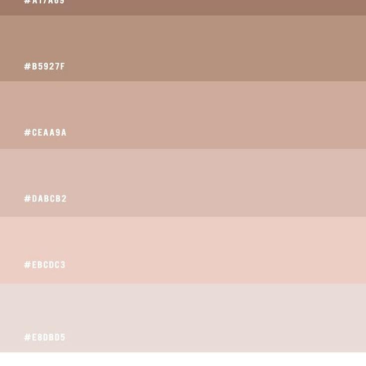 The Light Earth Tones color palette for the colors able to wear to our wedding. Please adhere to this color scheme.