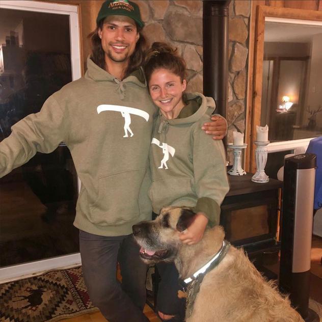 After the trip where sonny proposed in Algonquin, so naturally, they bought matching hoodies.