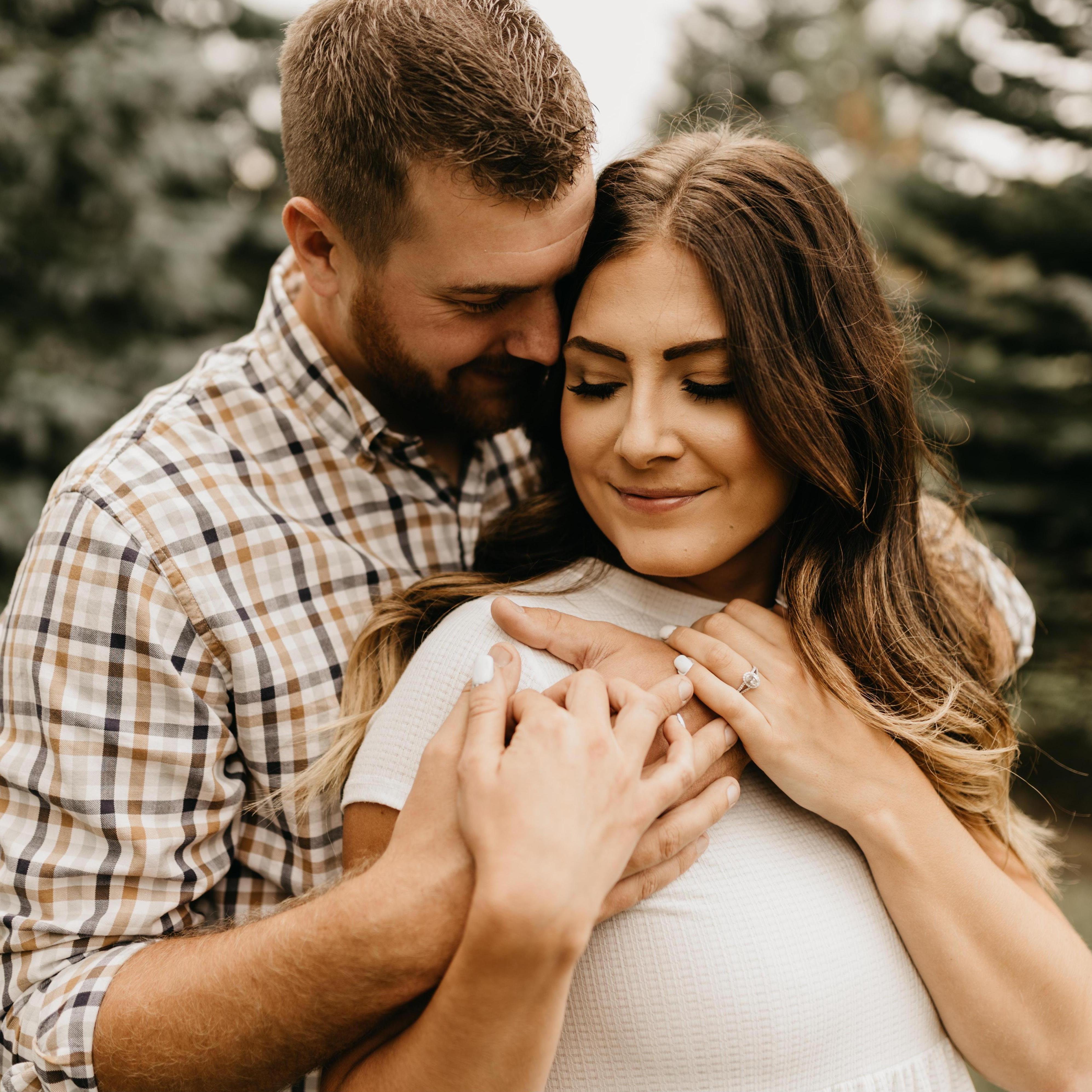 One of our engagement pics by the amazing Nicole Midwest Photography