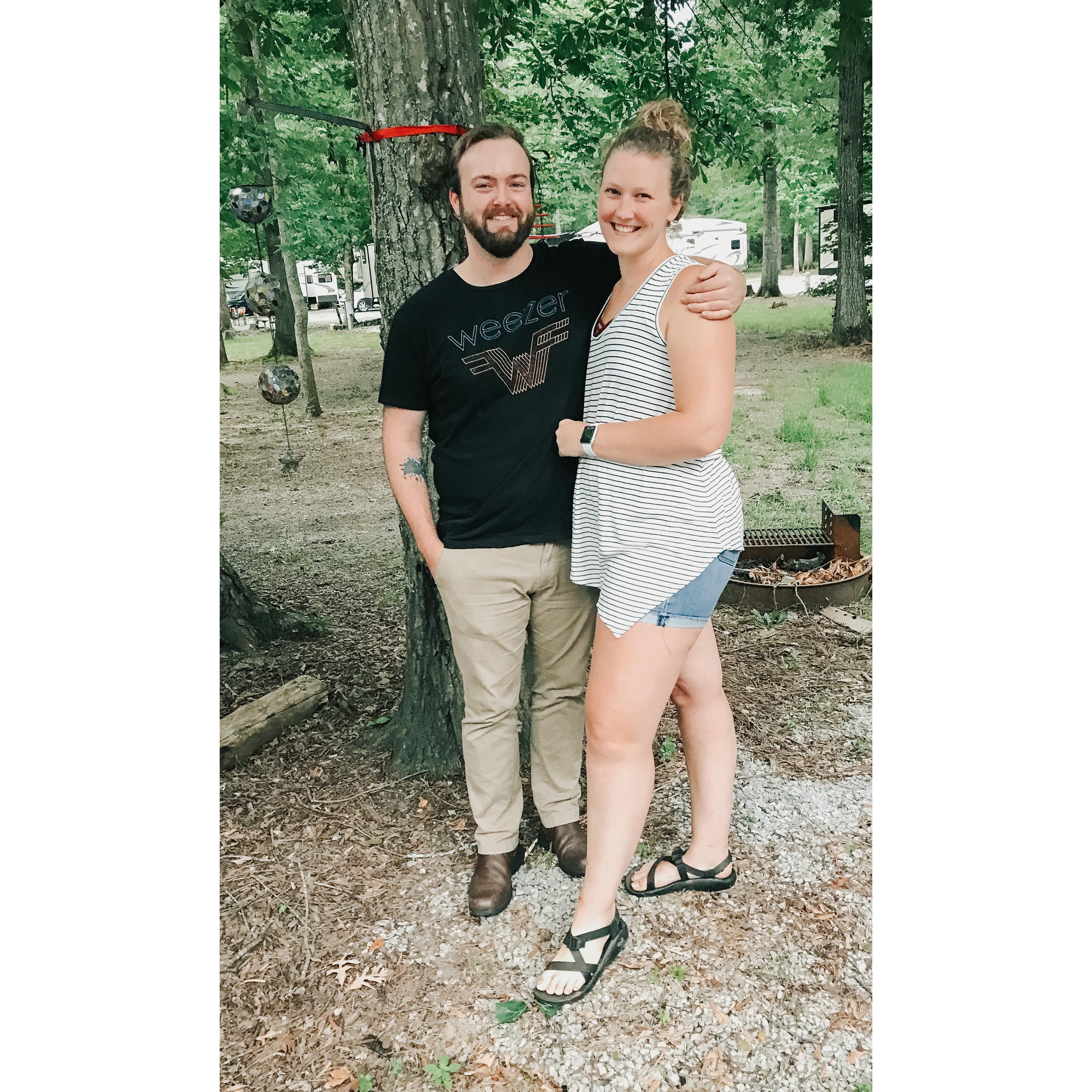 Visiting the Warren's at the campground - July 2020