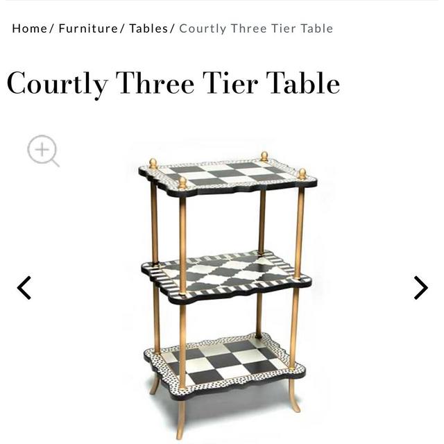 Courtley three tier table