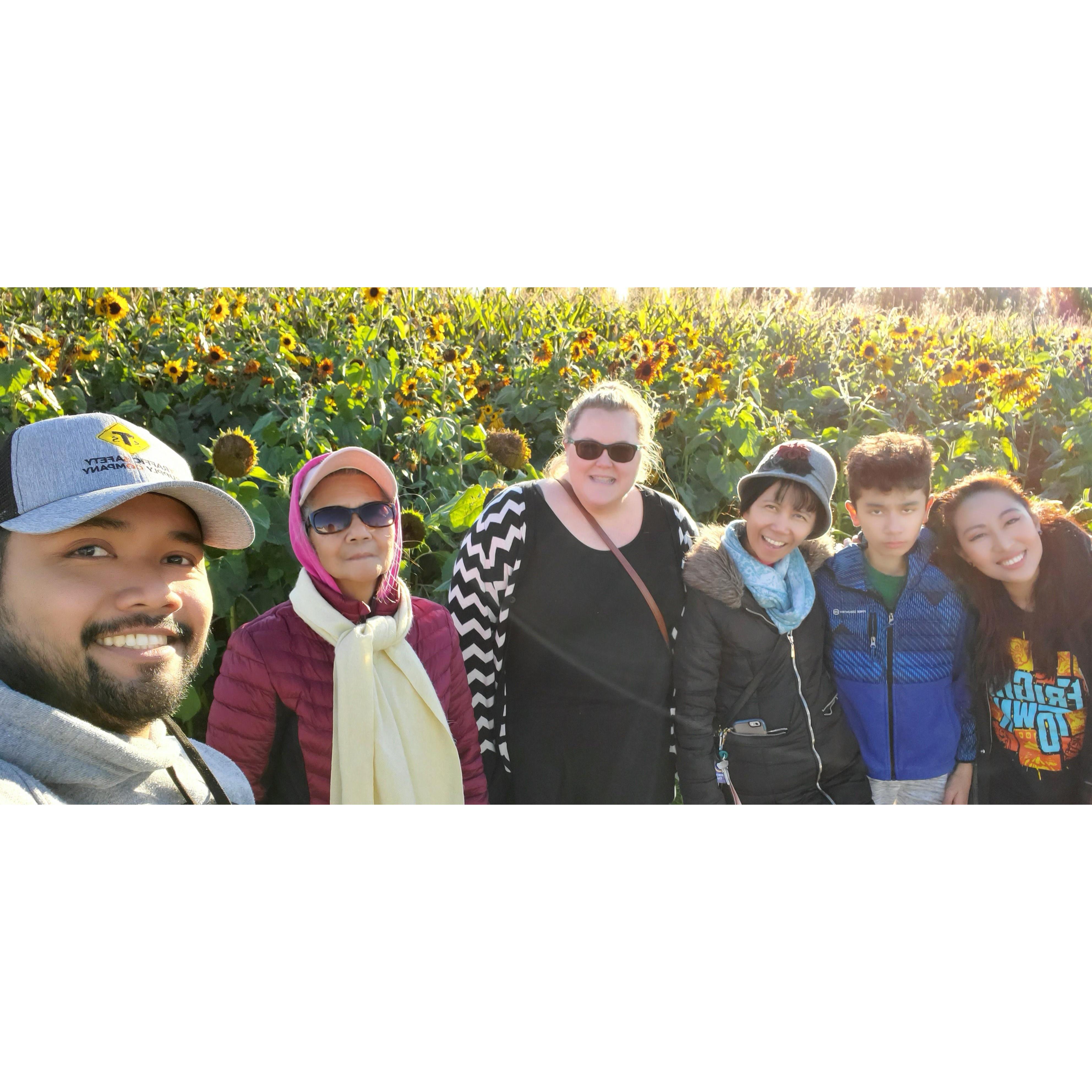 Andrea first met Jeremiah's family at this pumpkin patch.