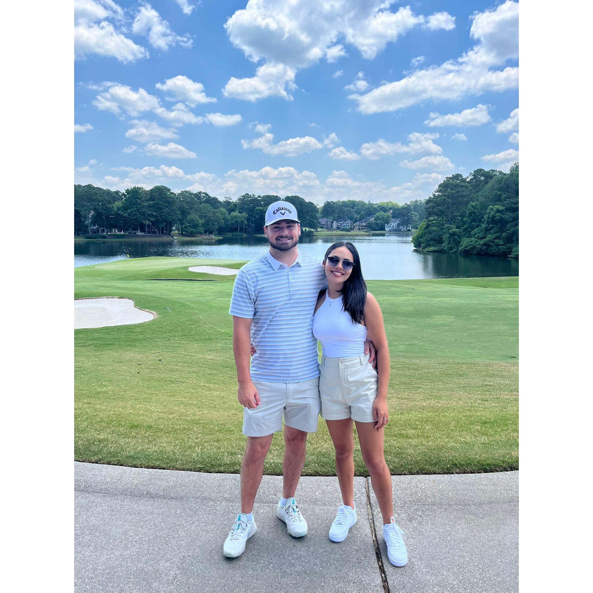 Cheering on Britton and dad at the Gold Rush 2024