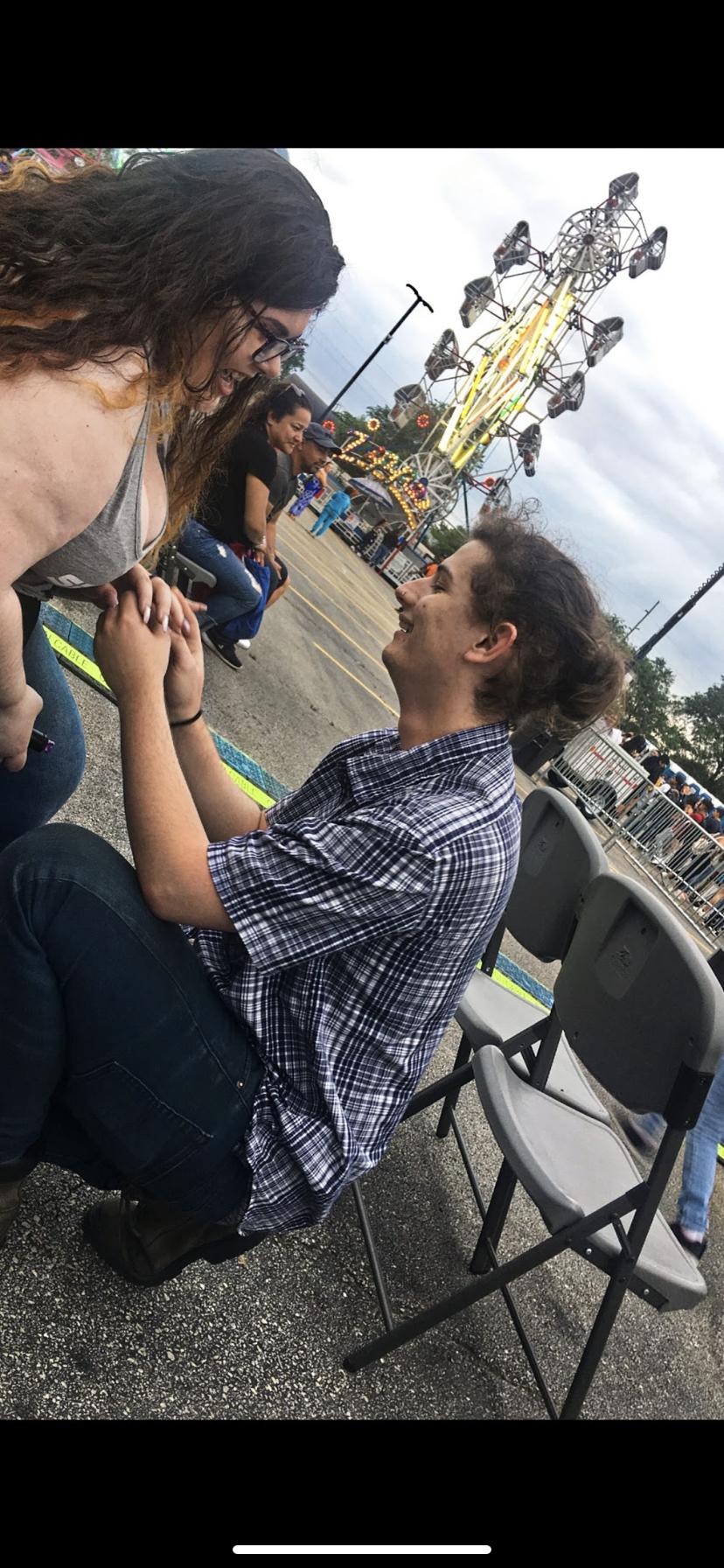 Austin proposing!