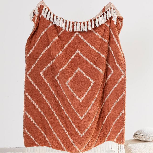 Stevie Sherpa Waffle Throw Blanket