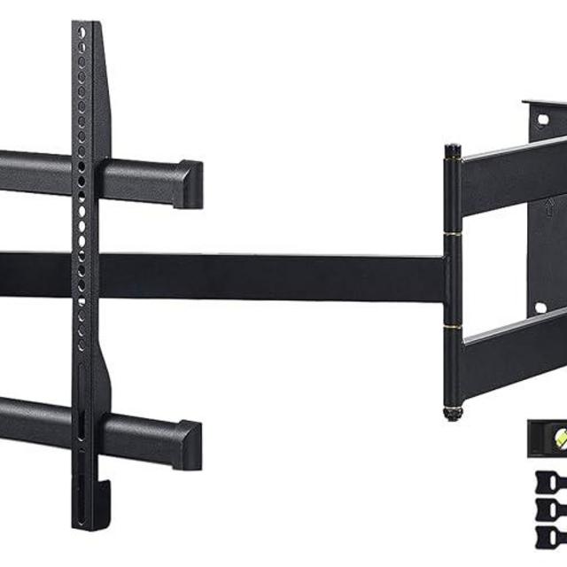 FORGING Long [Arm Full Motion [Wall] Mount Articulating TV] Bracket with 43 inch Extension , Fits 42 to 80 Inch Flat/Curve [TV]s Holds up to 100 lbs,VESA 600x400mm Compatible