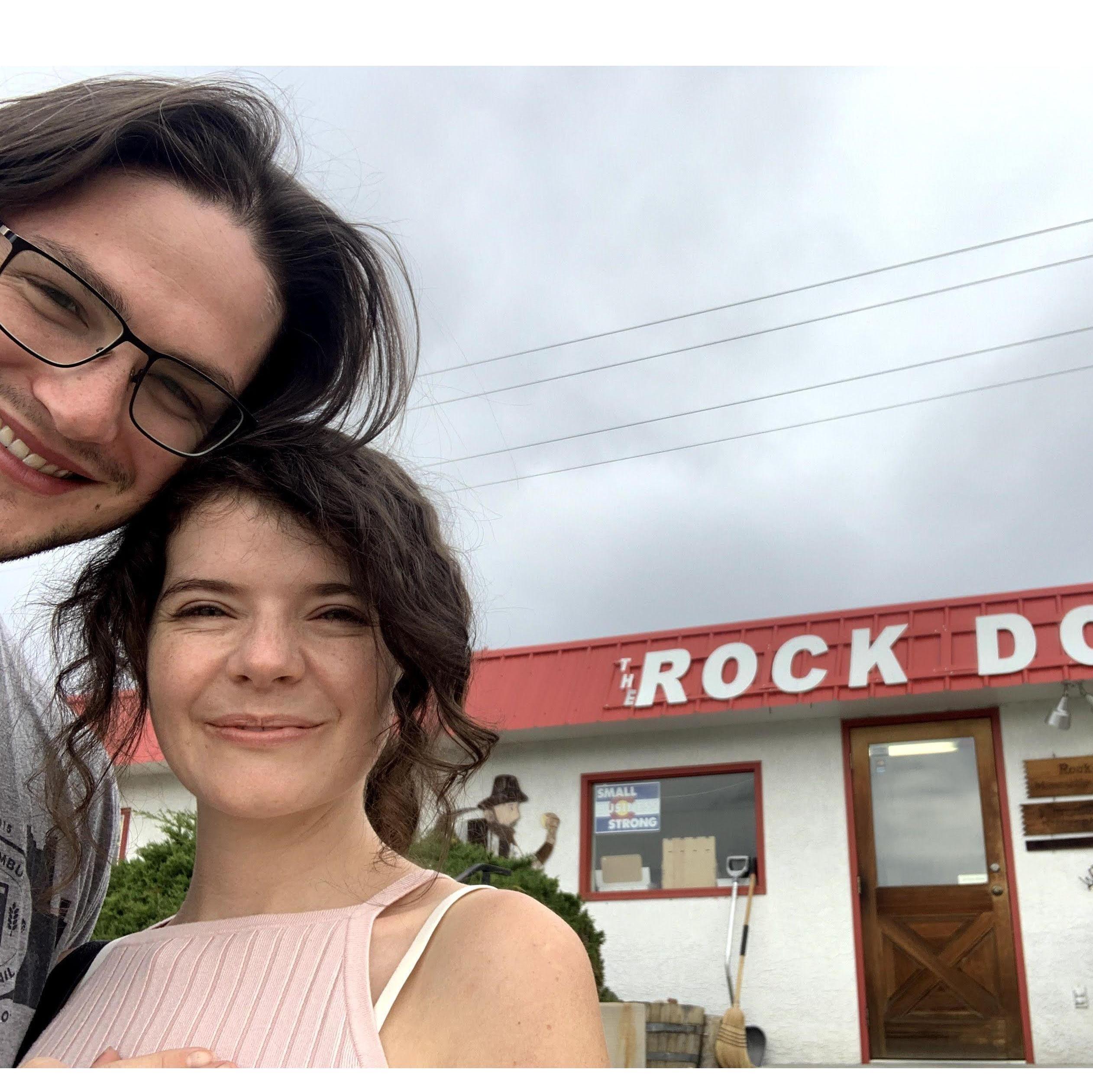 one of our very first trips out of New Mexico together: Amanda almost drowned but we got some really cool rocks