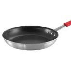 Tramontina Professional 10-Inch Non Stick Frying Pan, Heavy-Gauge Aluminum Skillet with Reinforced Nonstick Coating, Red Handle, Dishwasher and Oven Safe