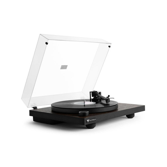 Victrola Premiere T1 Premium Turntable with Built-In Vinyl Stream Bluetooth Technology (Espresso)