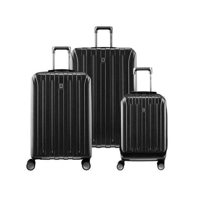 DELSEY Paris Titanium 3pc Luggage Set - Black