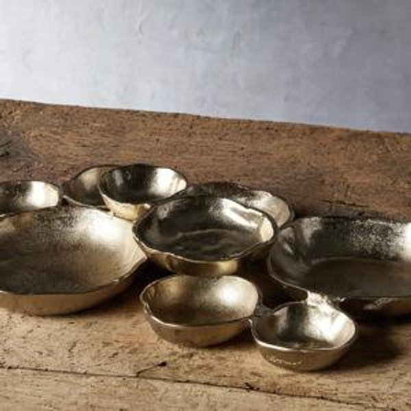 Dark Gold Platter for Dips