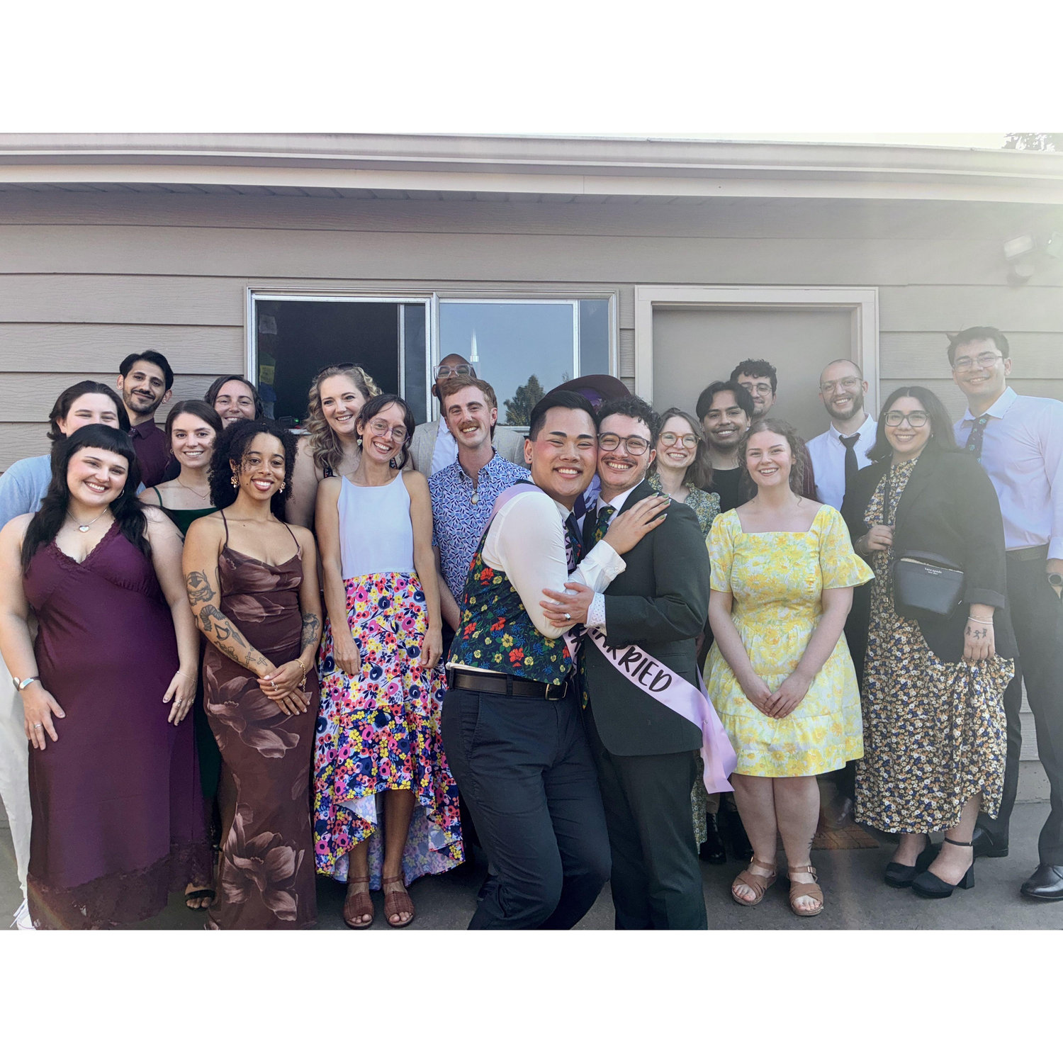 Group picture with our chosen family!