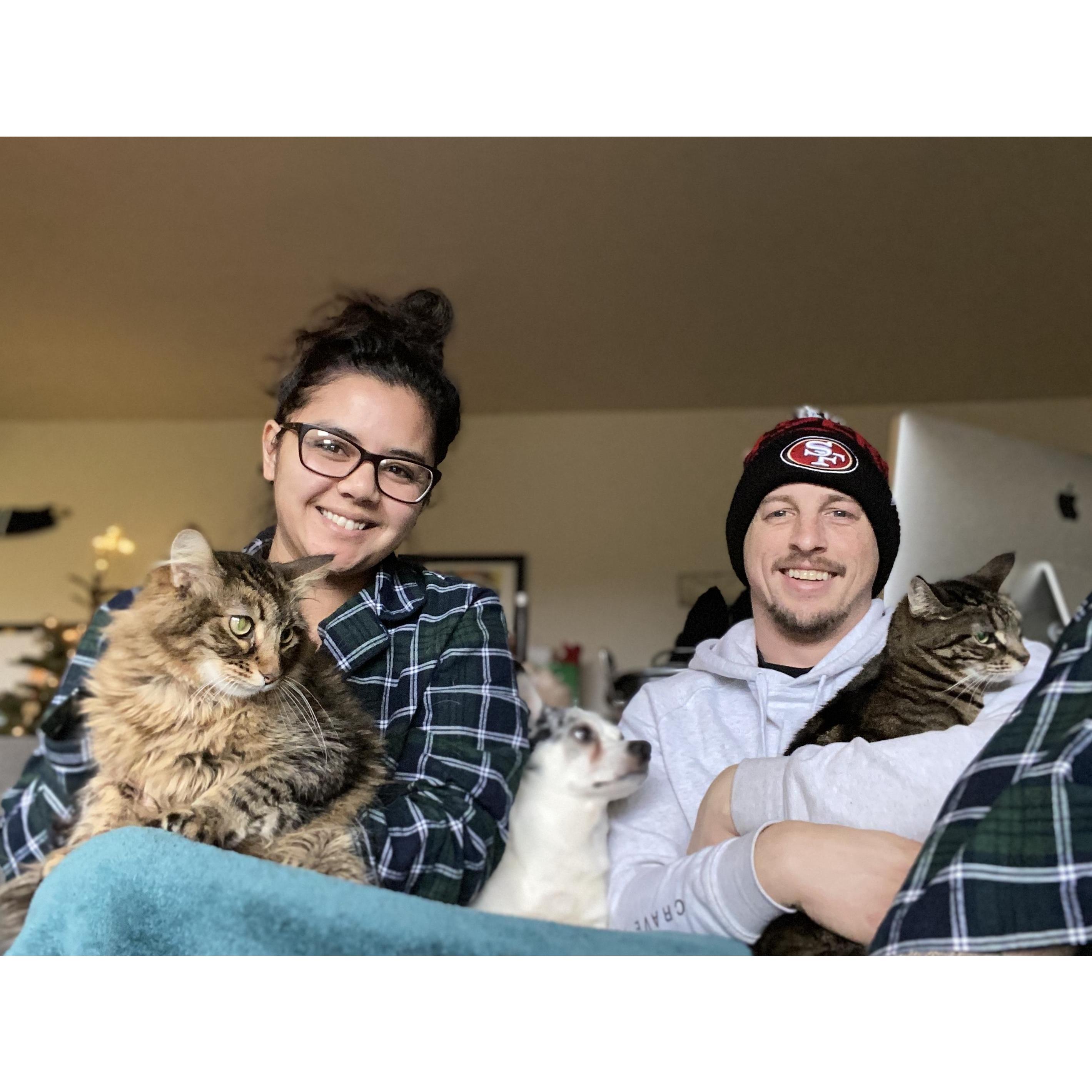 Their first Christmas morning together FINALLY happened in 2019!