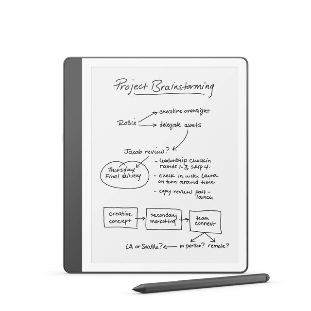 Amazon Kindle Scribe with Premium Pen 2024 Release - Tungsten