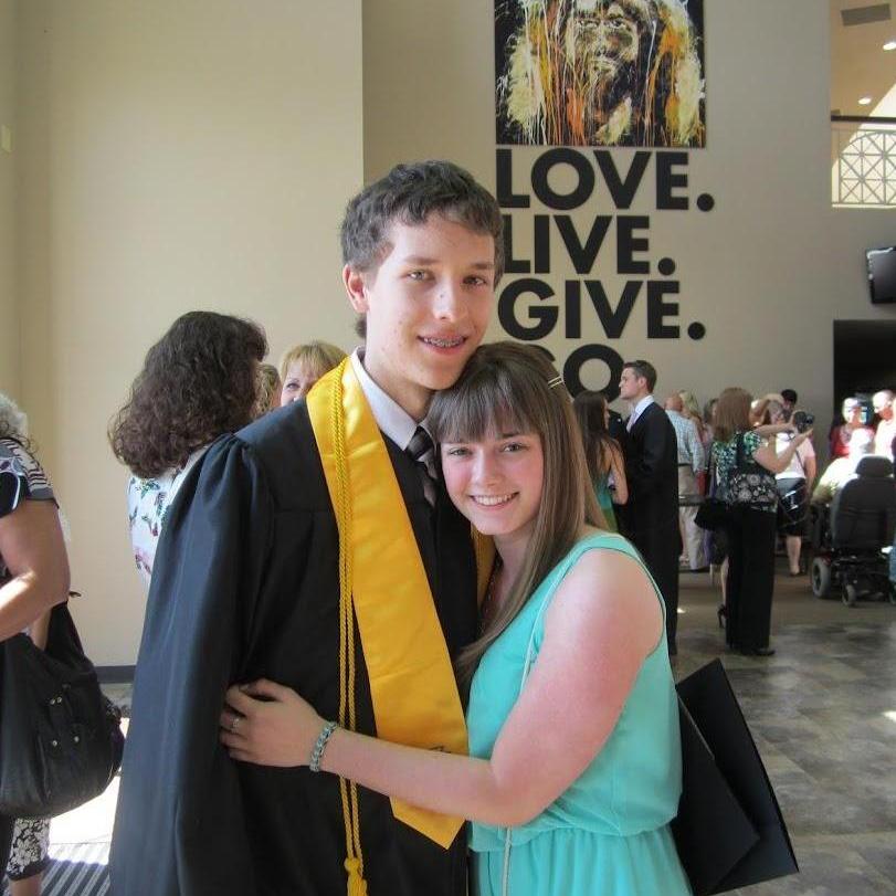 Surprise! 
Will's high school graduation, 2013
Who knew these kids would grow up and get married?