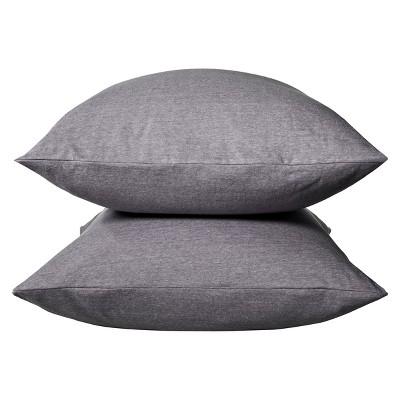 Jersey Pillow Case - (Standard)Heather Black - Room Essentials™