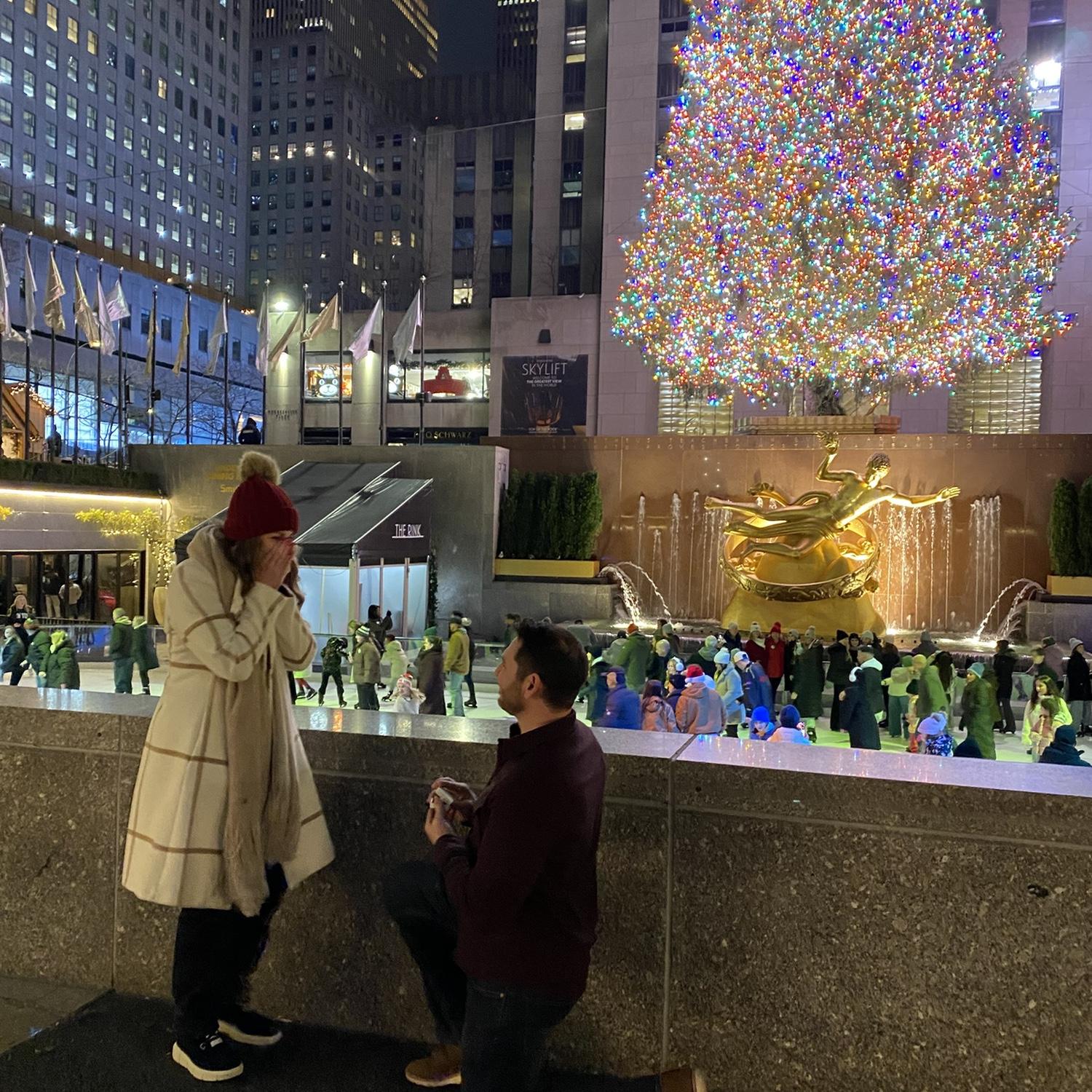 Michael asked a stranger behind us in line to take a couple pictures while we were up here. She understood the assignment and took rapid fire pictures. Our MVP!