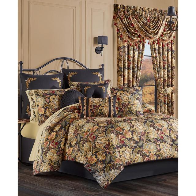 Five Queens Court Stefania 4 Piece Comforter Set, California King