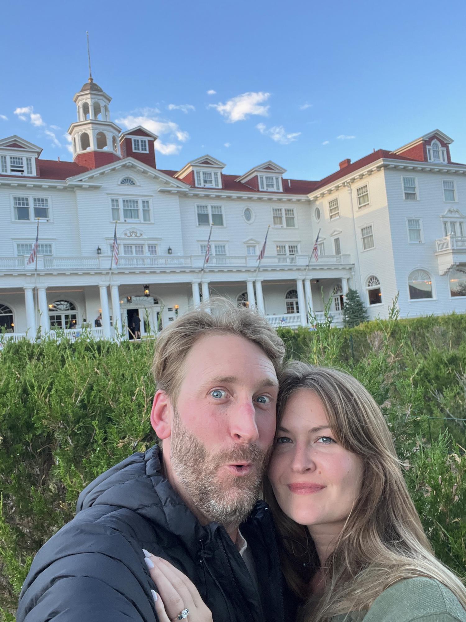 Fiancé-moon at The Stanley Hotel in Estes Park, CO August 2022
