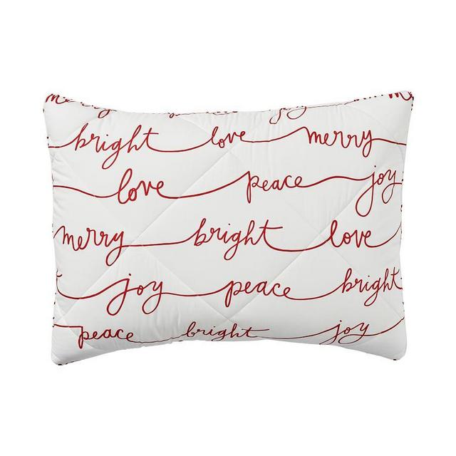 Sentiment Percale Comforter Shams, Standard, Set of 2