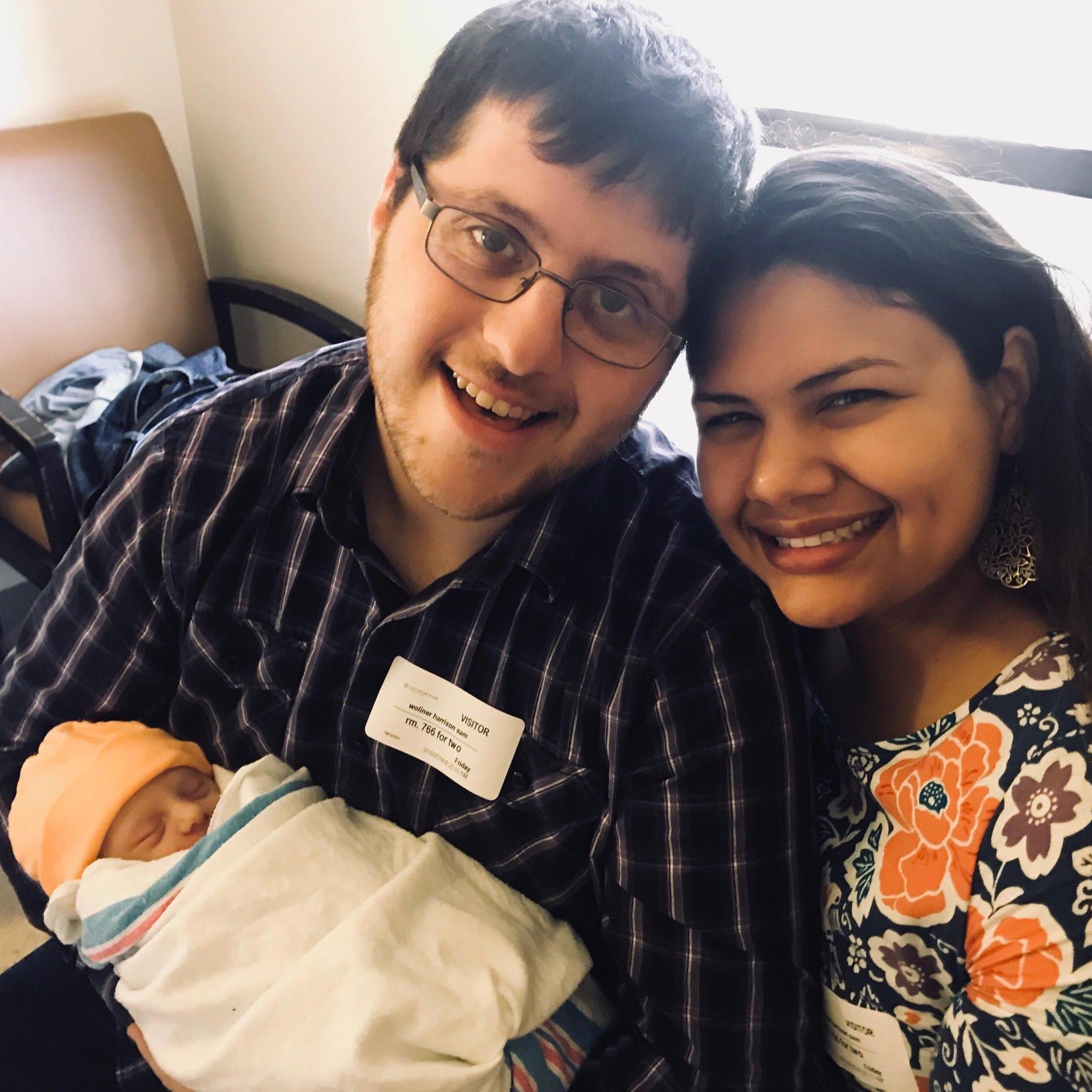 The day we met our wonderful nephew Magnus!