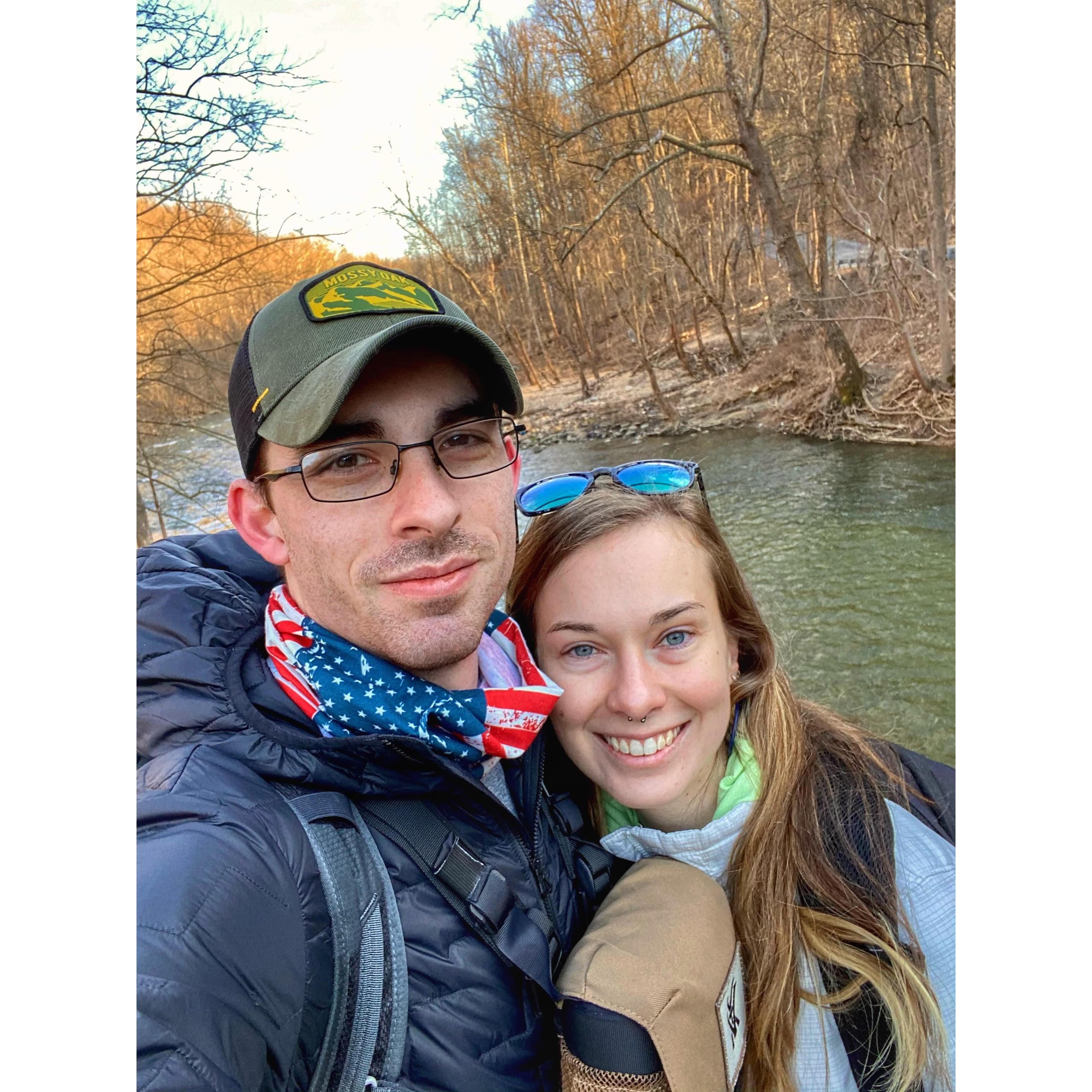 The first of many hikes!