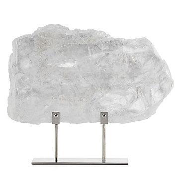 Selenite Slab On Stand