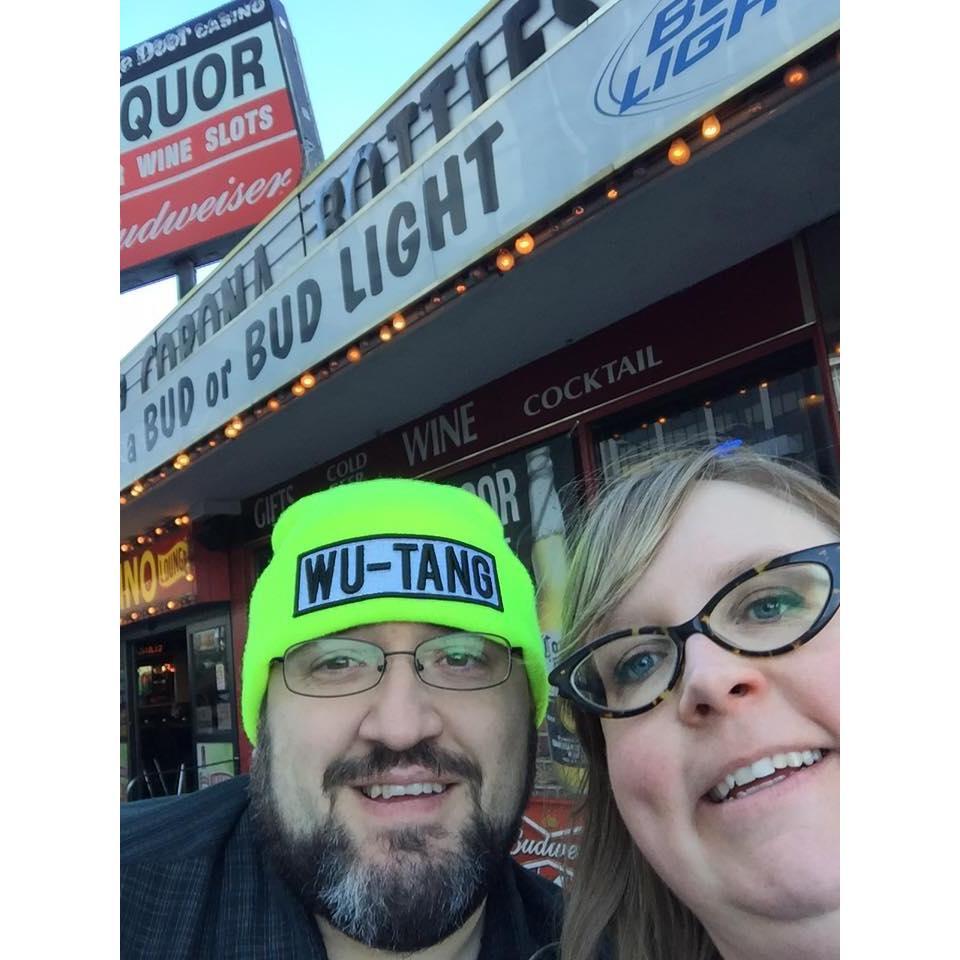 When you're poor and in Vegas, you go to the Stage Door! One of our favorite places!
