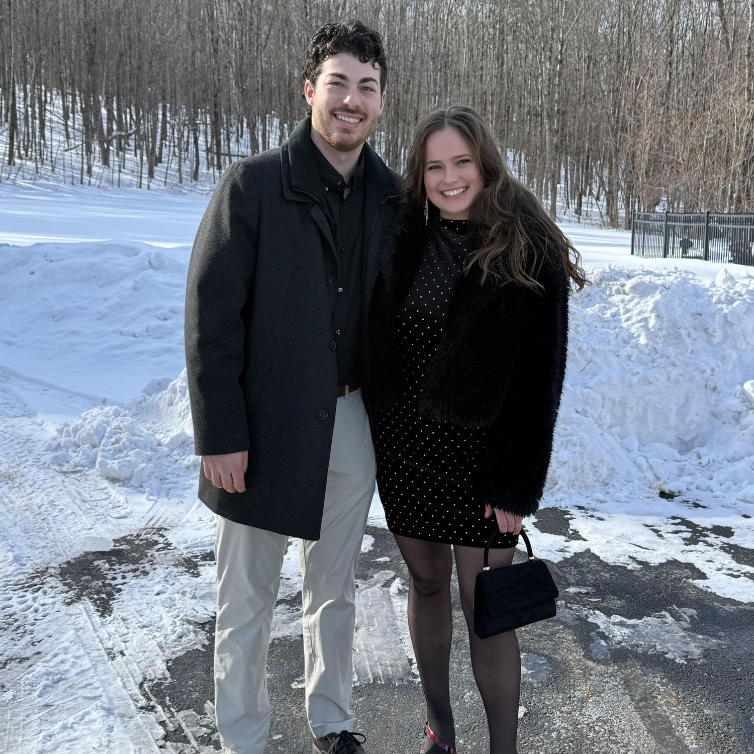 Headed to our valentines date at the ballet in Boston!
