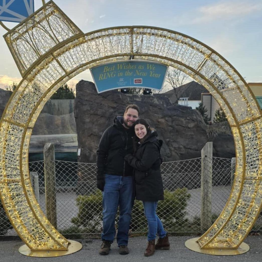 Back at the Columbus zoo for zoo lights!