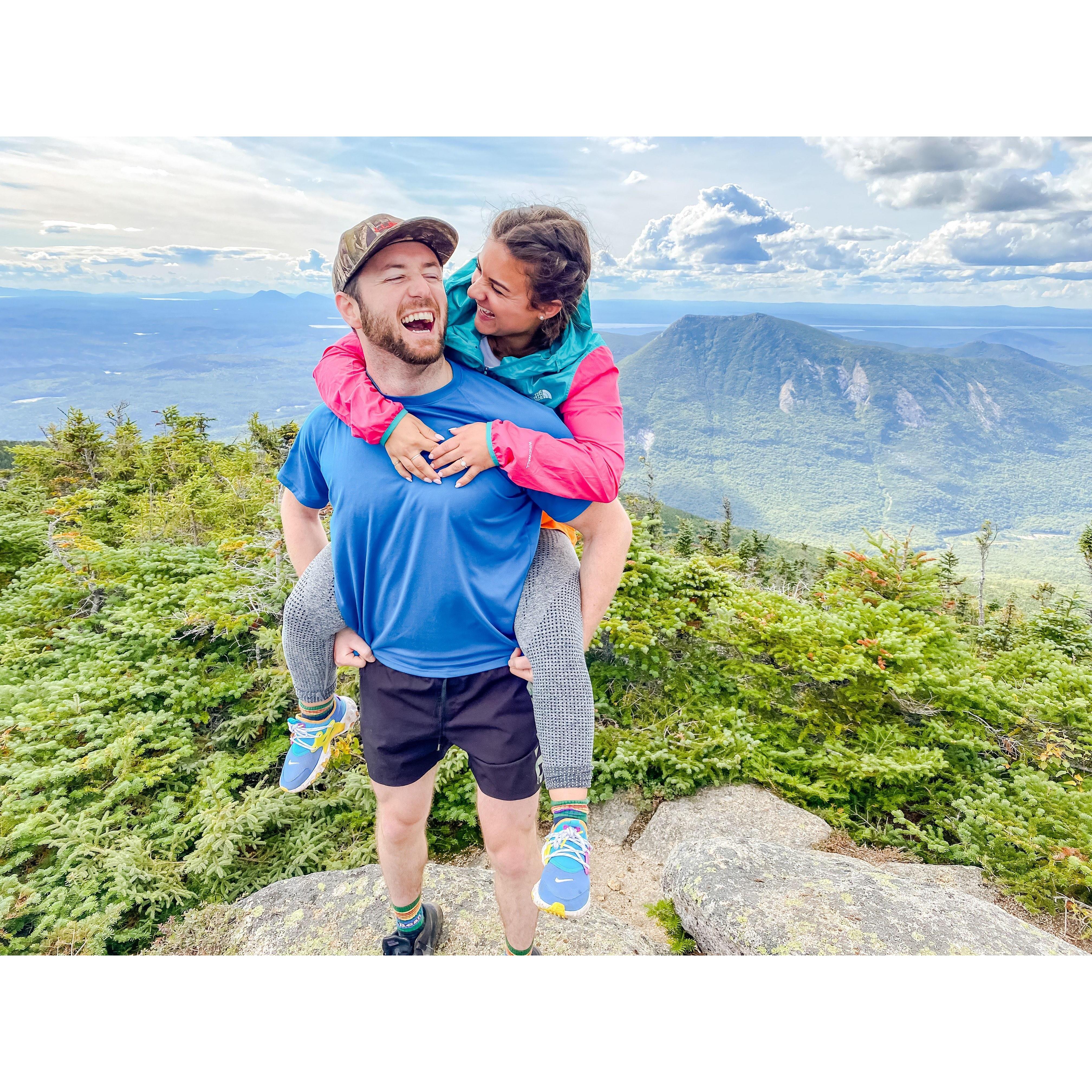 A long hike with views of Katahdin from 2020!