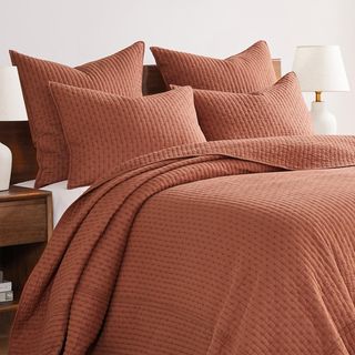 Cross Stitch Euro Sham, Set of 2
