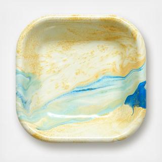 Bornn Multi Swirl Square Dish