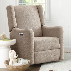 Mercer Electronic Power Recliner and Swivel Glider - Sand Sherpa