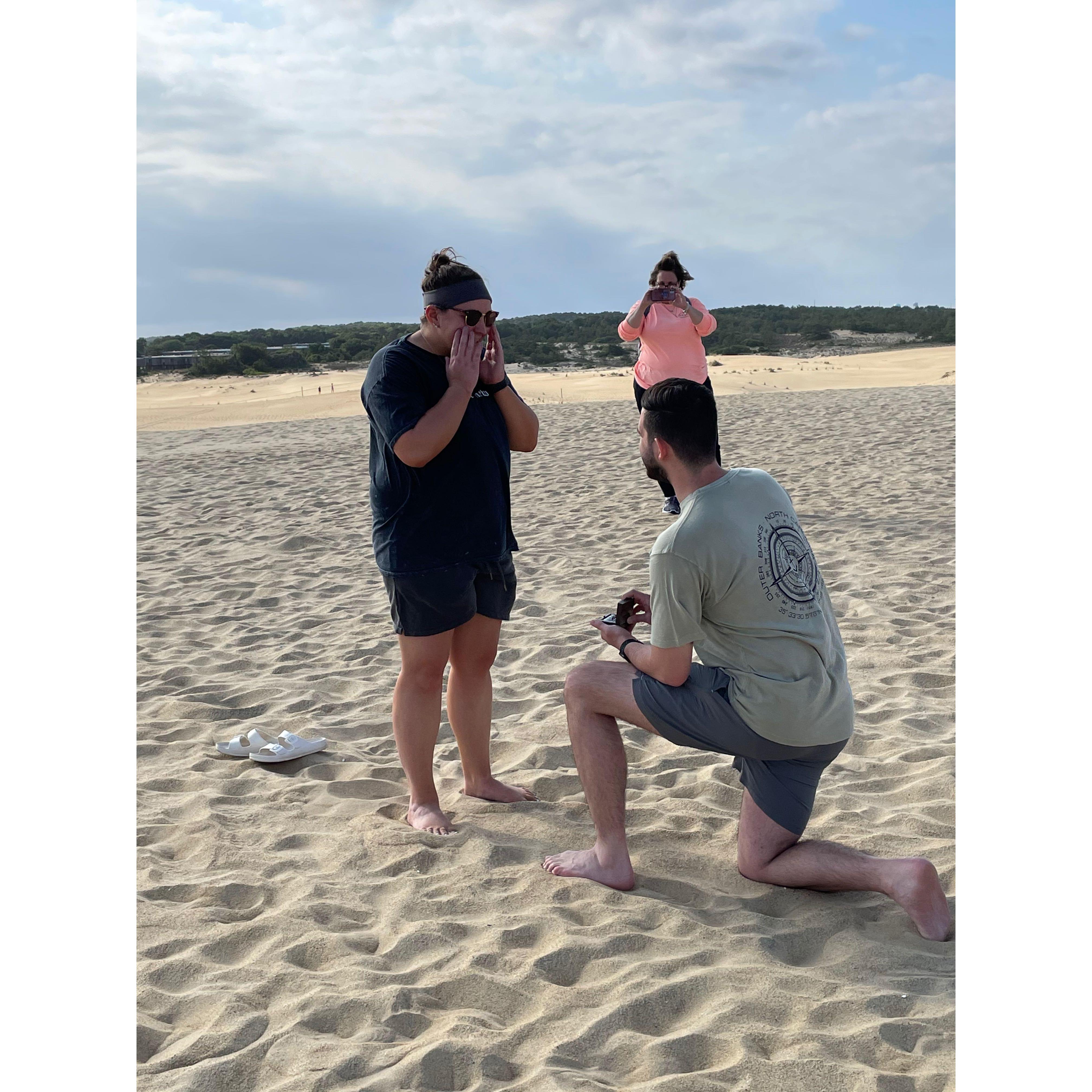 THE BIG MOMENT! SHE SAID YES!