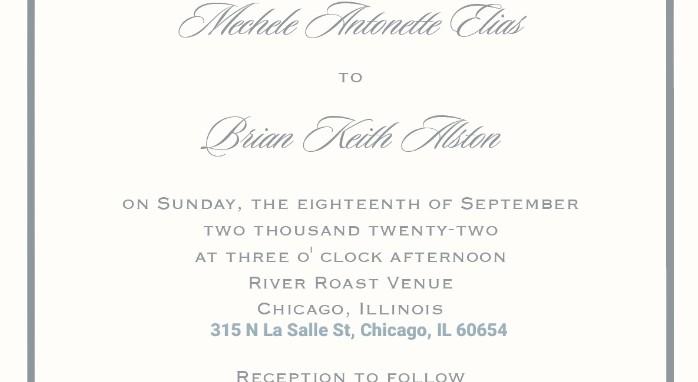 The Wedding Website of Brian Alston and Mechele Elias