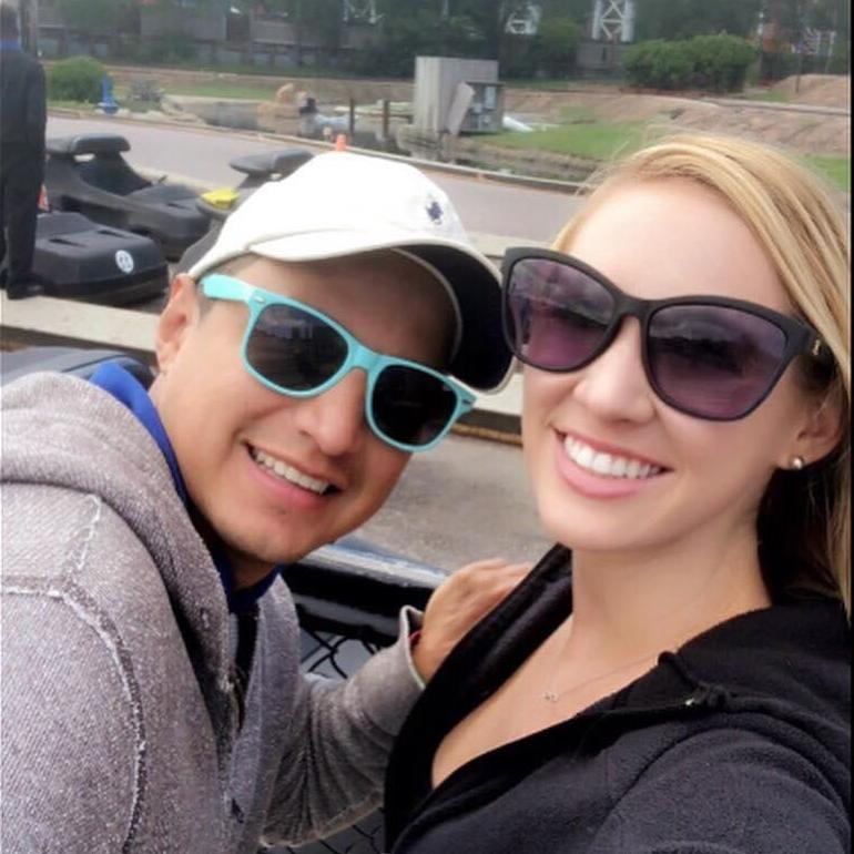 Racing Gokarts in Wisconsin Dells, WI. 2018