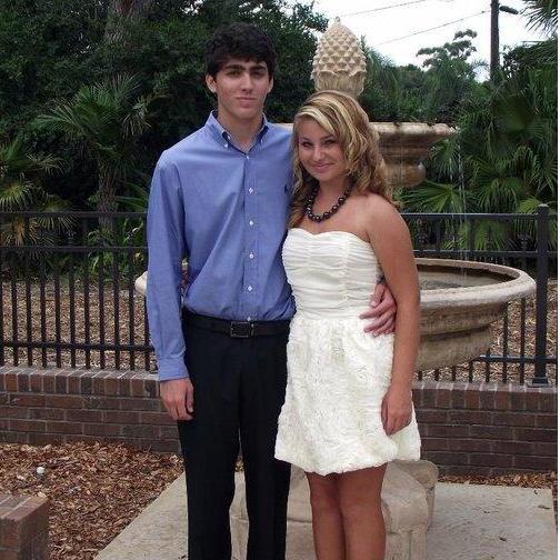 The night of our first homecoming dance, back when we started dating in September 2010.