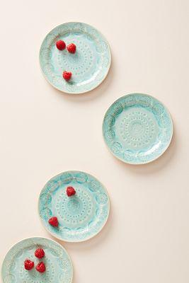 Old Havana Bread Plates, Set of 4