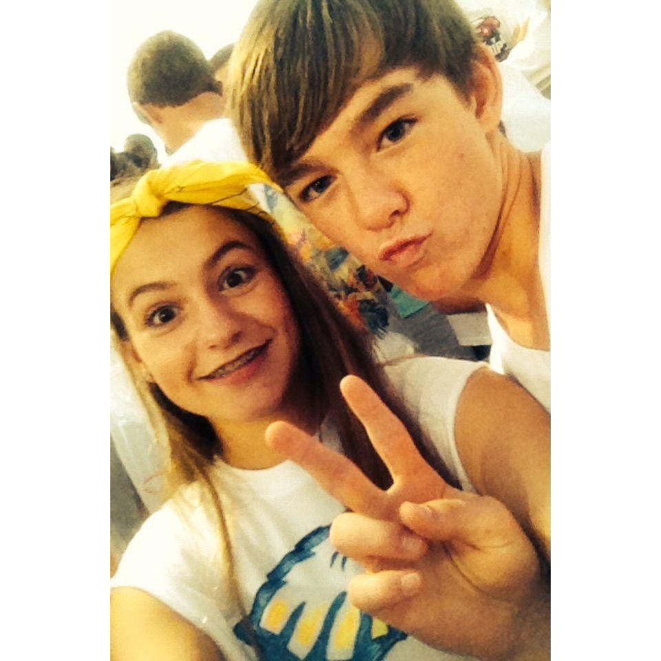 September 2013: Our first picture together at a Naples High football game