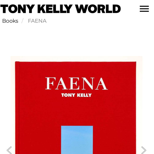 Tony Kelly World FAENA Book