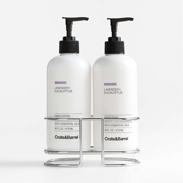 Stainless Steel Lavender + Eucalyptus 3-Piece Set