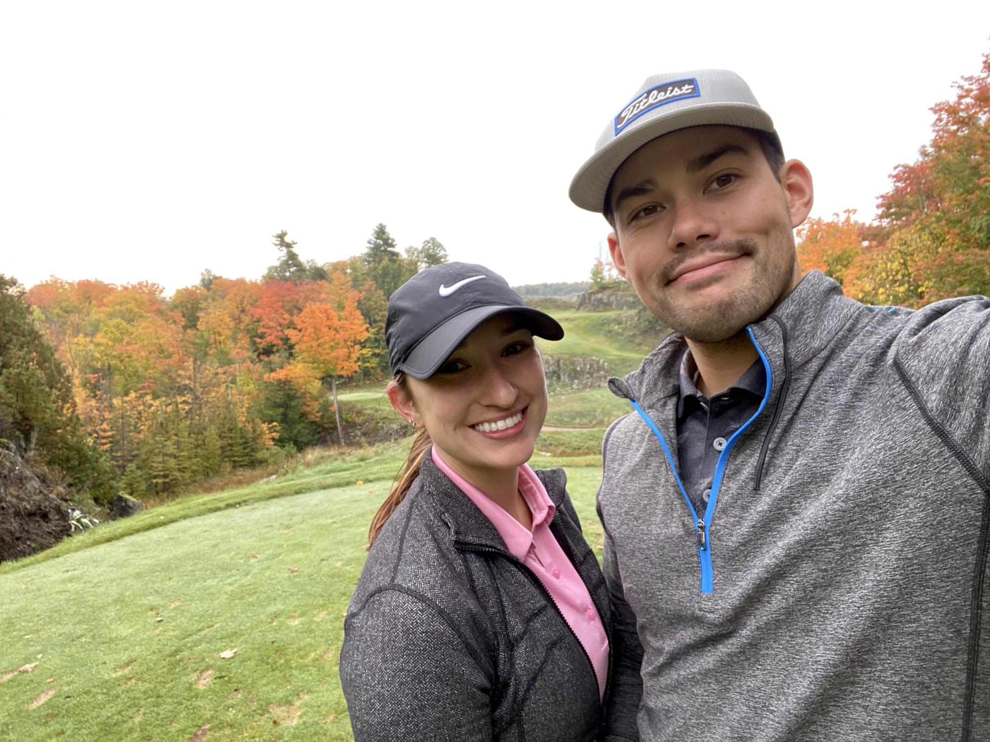 We've had many golf dates. Our favorite was Grewalls in Marquette!