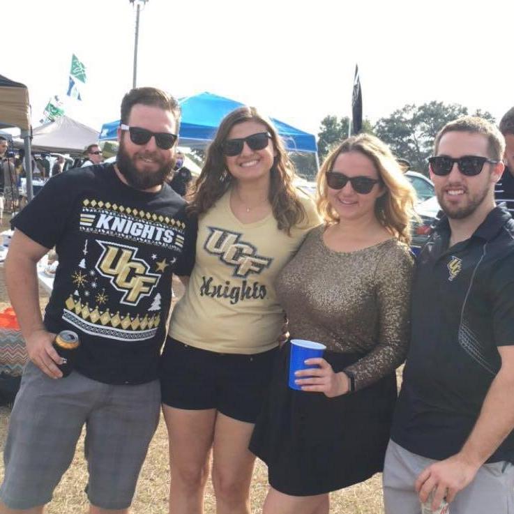 UCF vs. USF Game 2016 with the MOH and Best Man