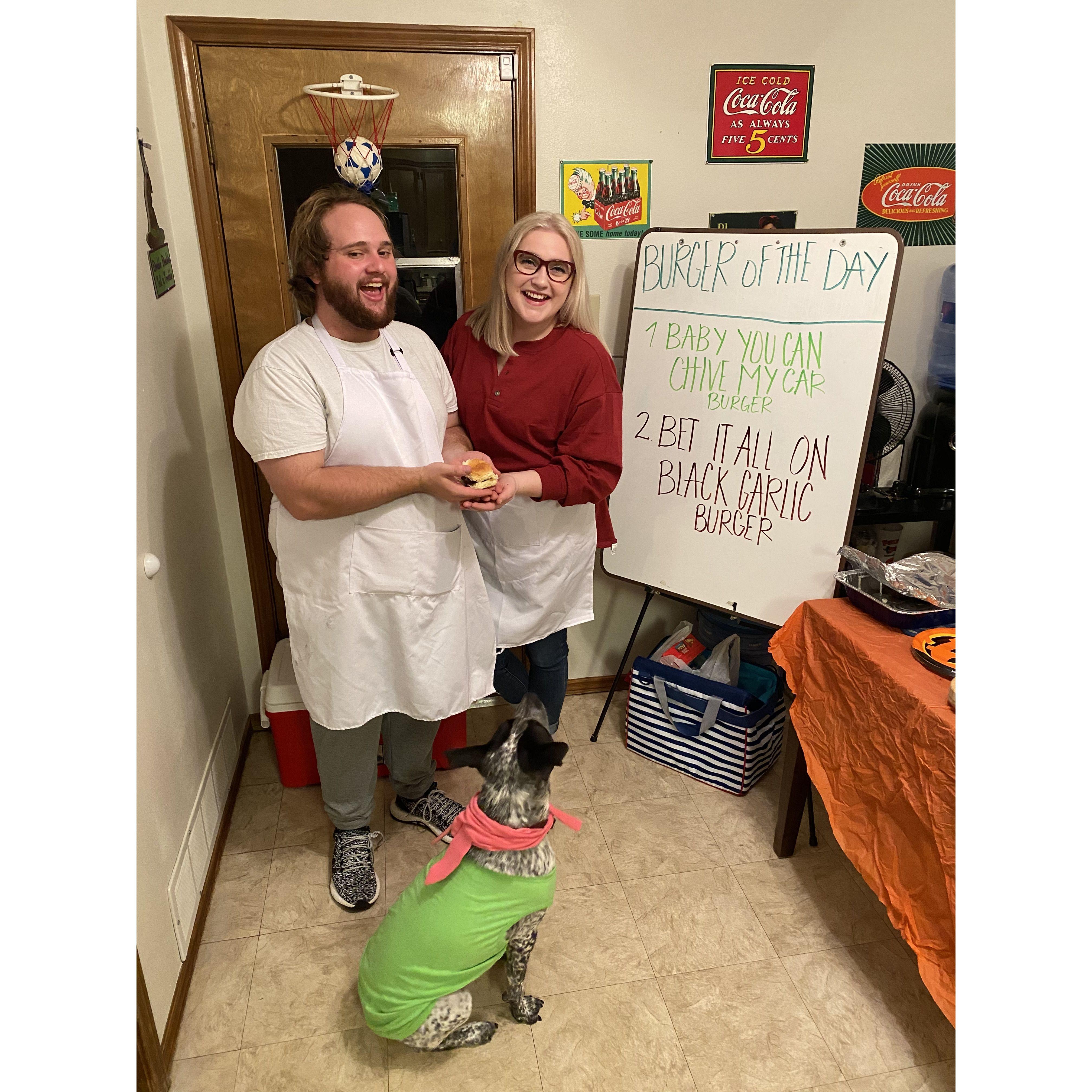This was our second Halloween together!