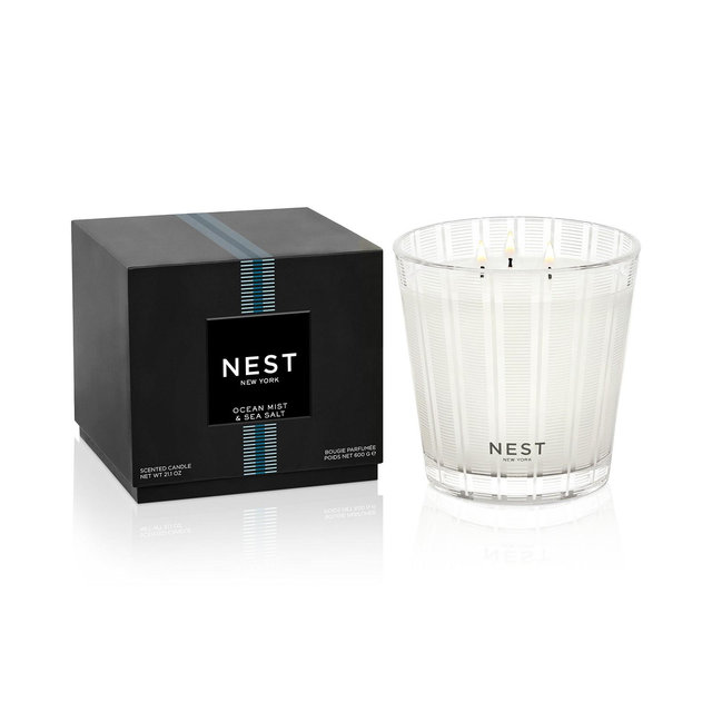 NEST New York Ocean Mist & Sea Salt 3-Wick Candle, 21.1 oz.