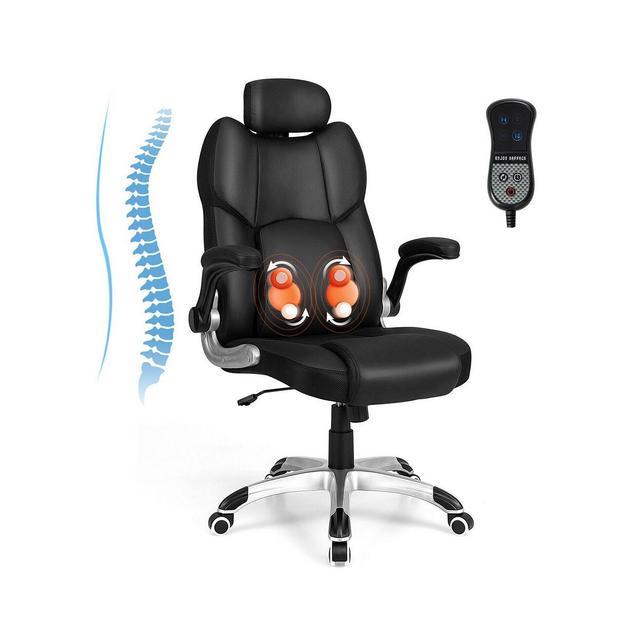 SKONYON Kneading Massage Office Chair with Adjustable Headrest